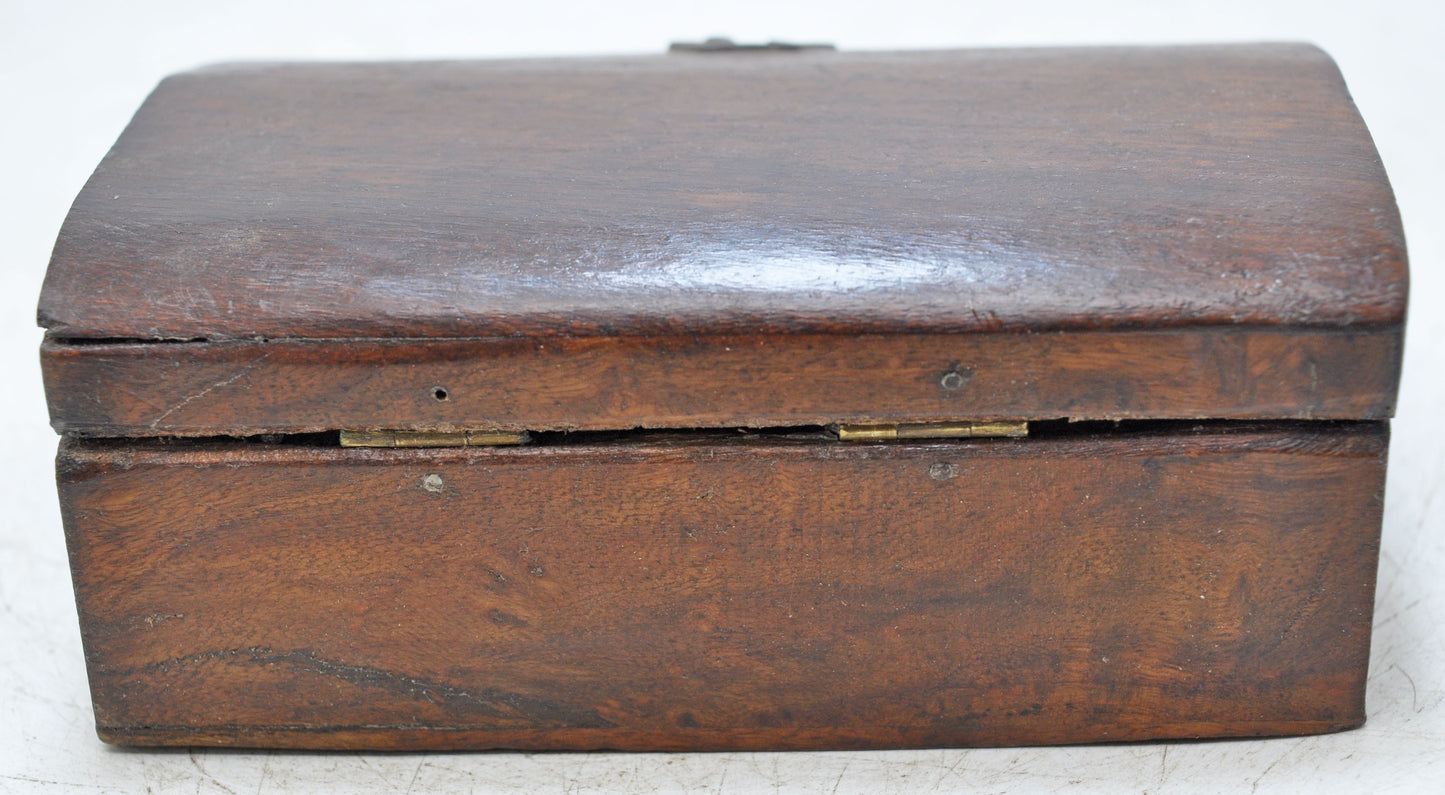 Vintage Wooden Small Storage Box Original Old Hand Crafted