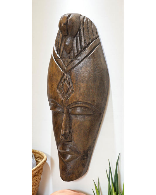 Vintage Wooden Wall Décor Tribal Mask Original Old Fine Hand Carved