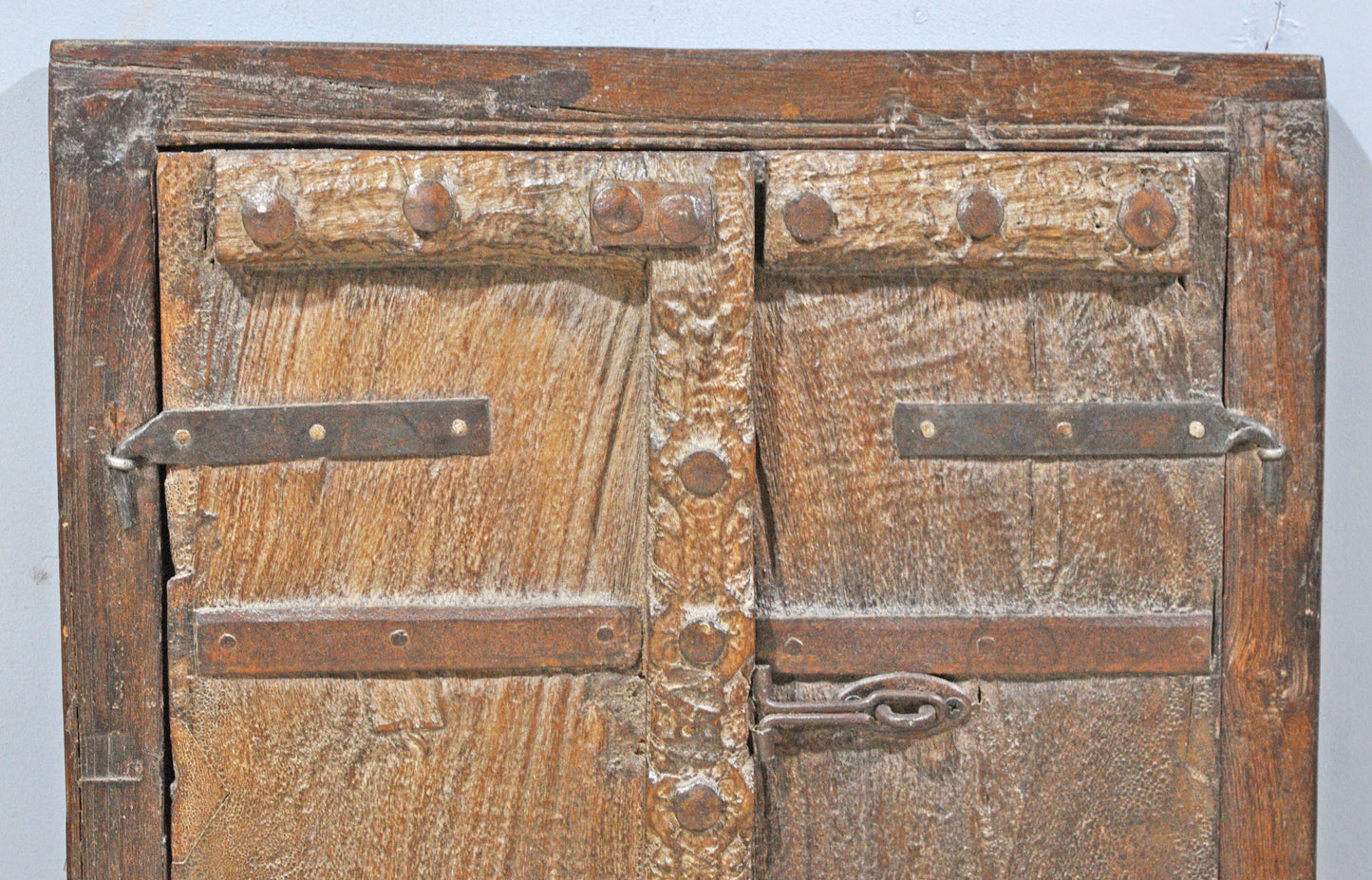 Antique Wooden Wall Hanging Window Panel Frame Original Old Hand Crafted