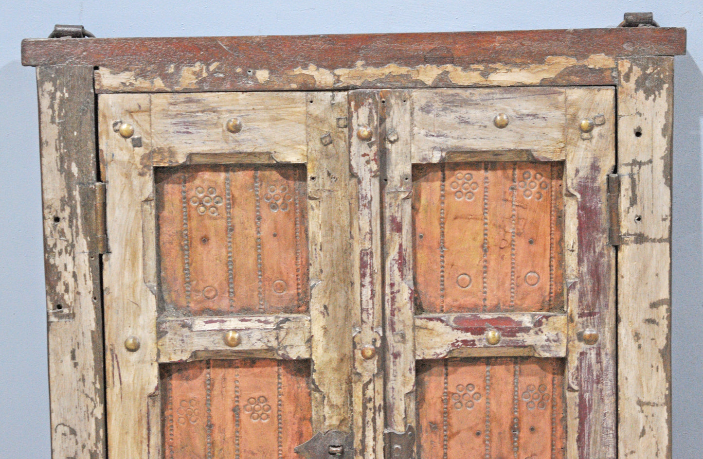 Antique Wooden Wall Hanging Window Panel Frame Original Old Hand Crafted