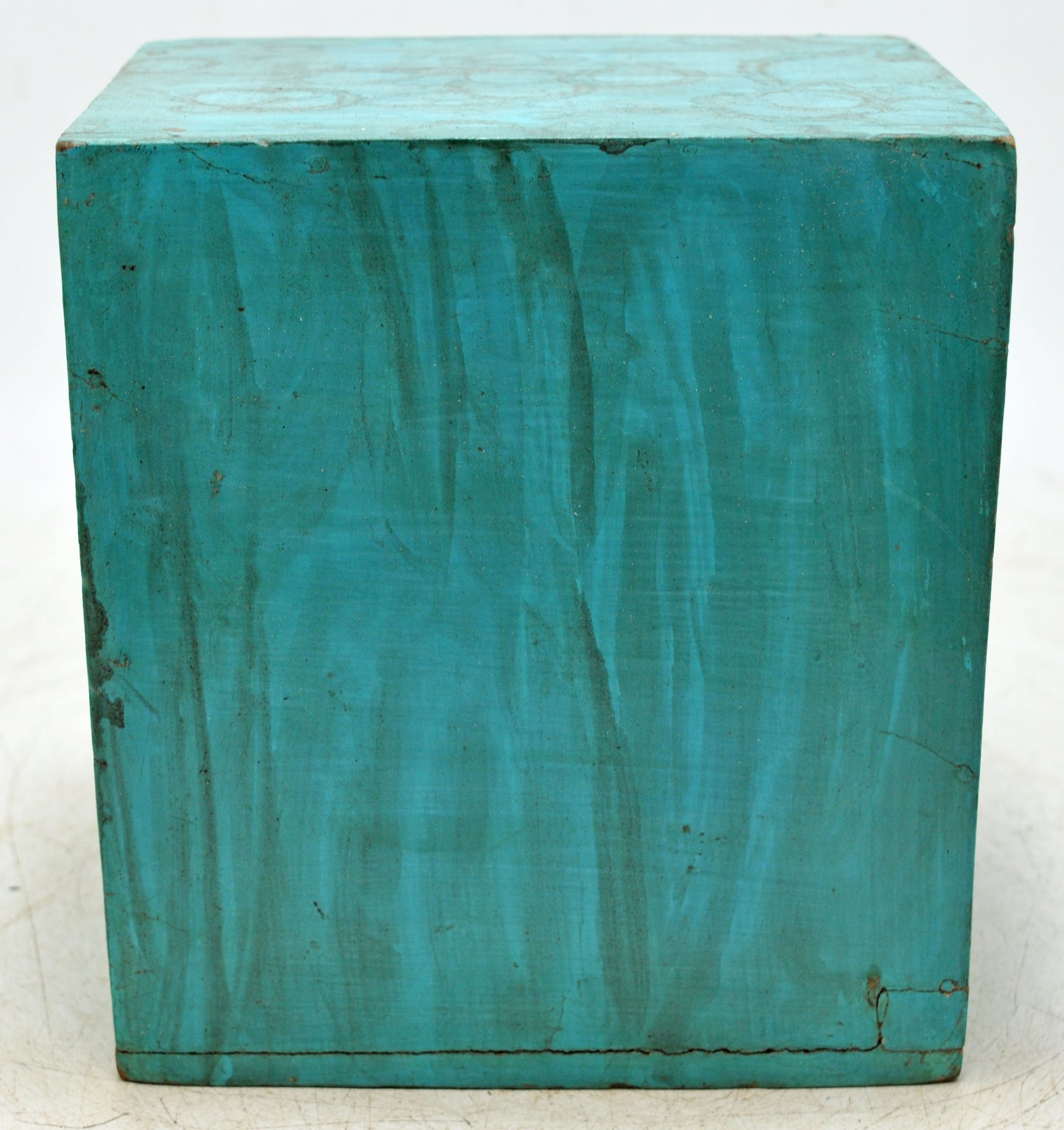 Vintage Wooden Small 3 Drawers Storage Box Original Old Hand Crafted Painted