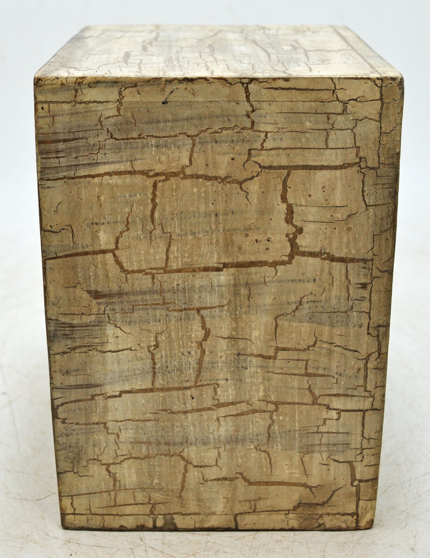 Vintage Wooden Small 3 Drawers Storage Box Original Old Hand Crafted Painted