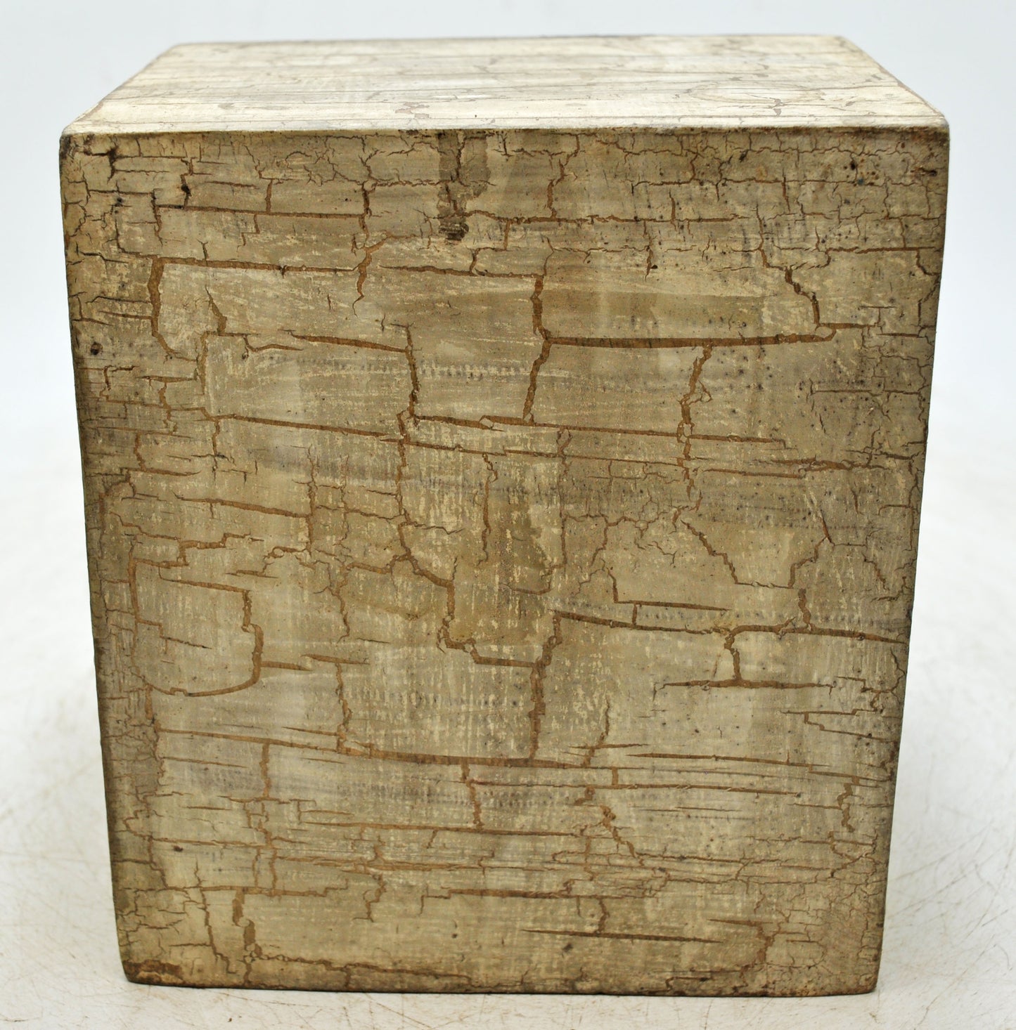 Vintage Wooden Small 3 Drawers Storage Box Original Old Hand Crafted Painted