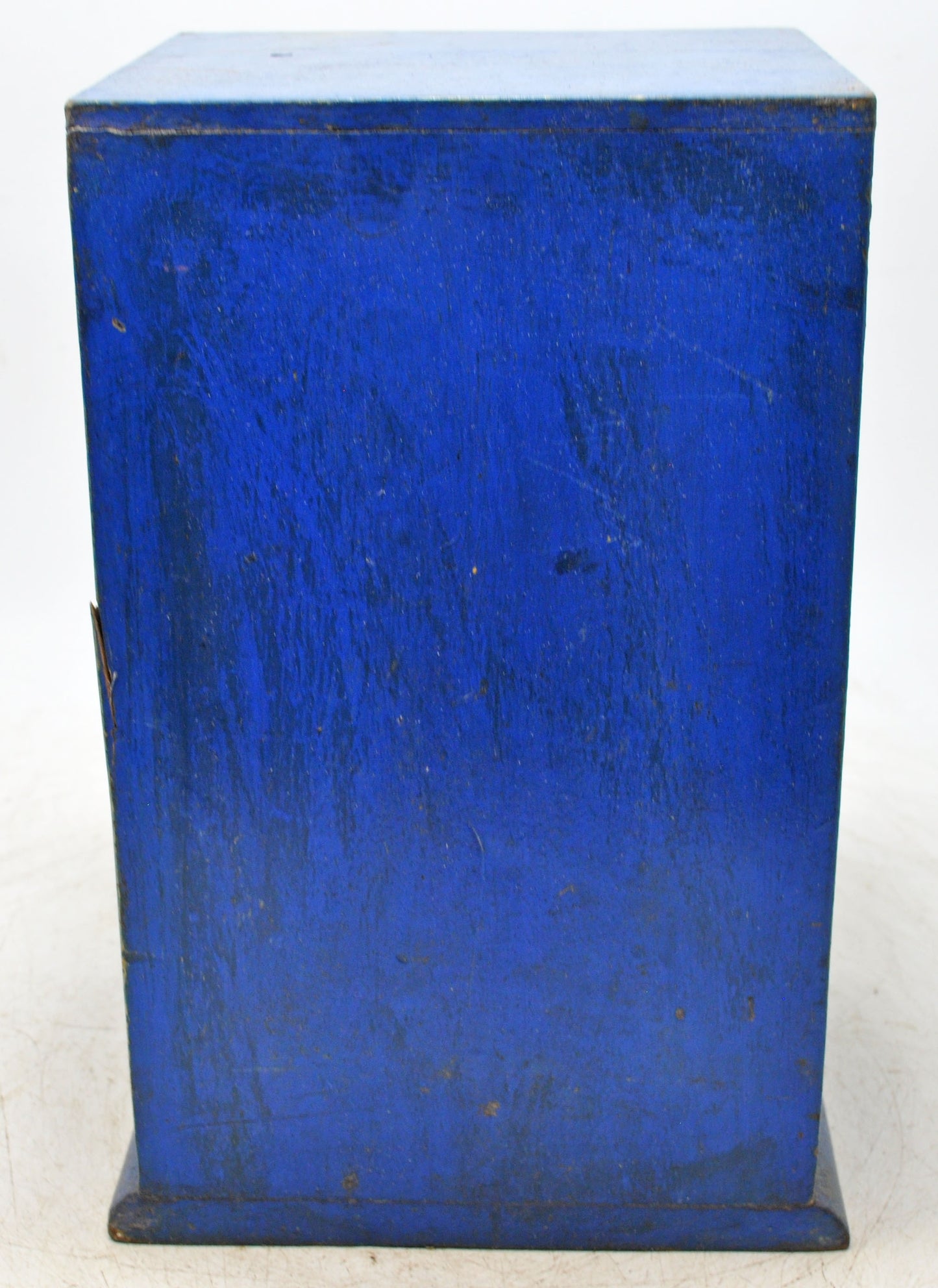 Vintage Wooden 4 Drawers Storage Box Original Old Hand Crafted Painted