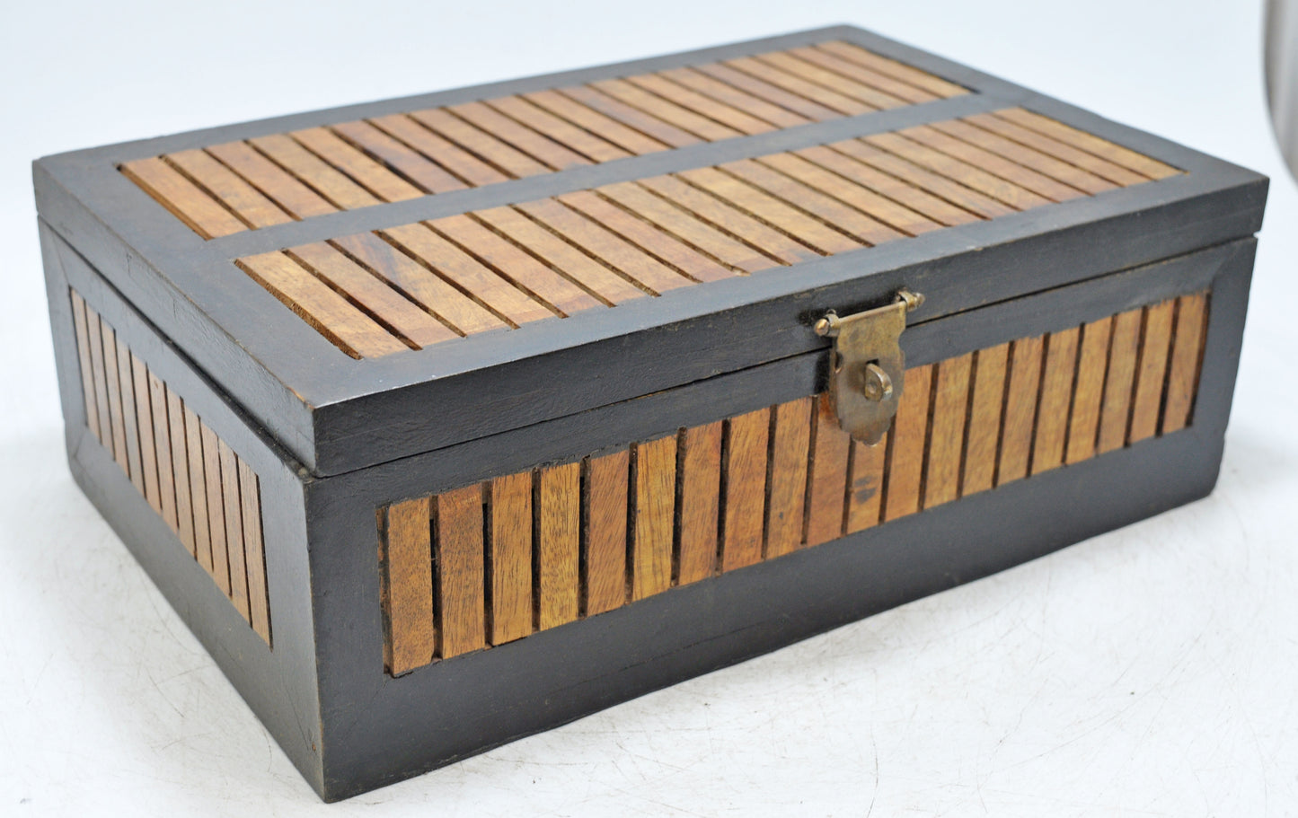 Vintage Wooden Storage Chest Box Original Old Hand Crafted