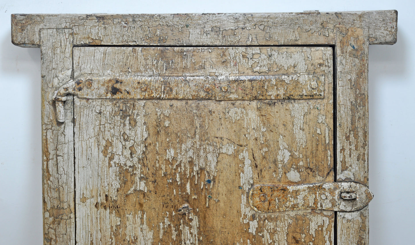 Antique Wooden Wall Décor Small Window Original Old Hand Crafted New Painted