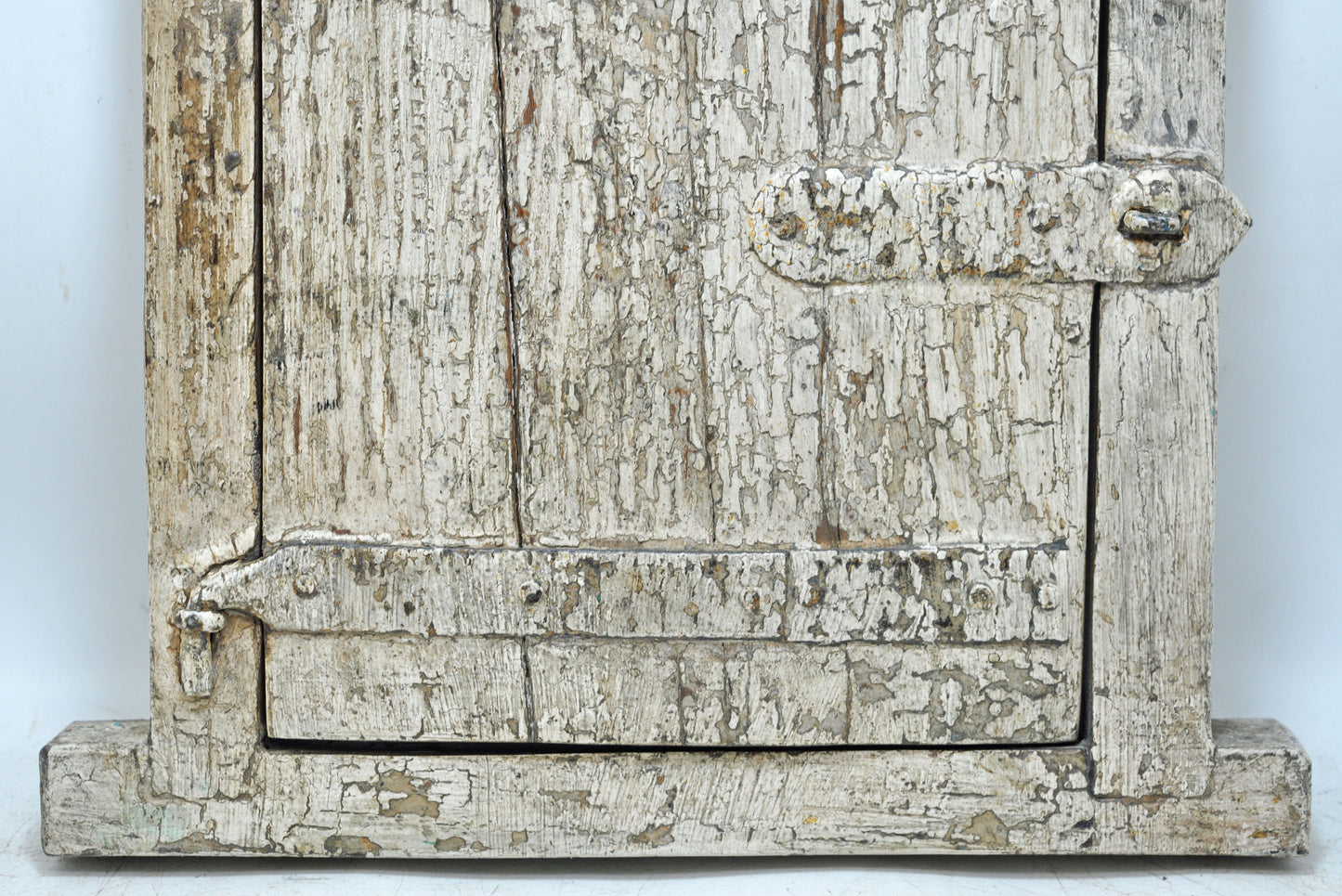 Antique Wooden Wall Décor Small Window Original Old Hand Crafted New Painted