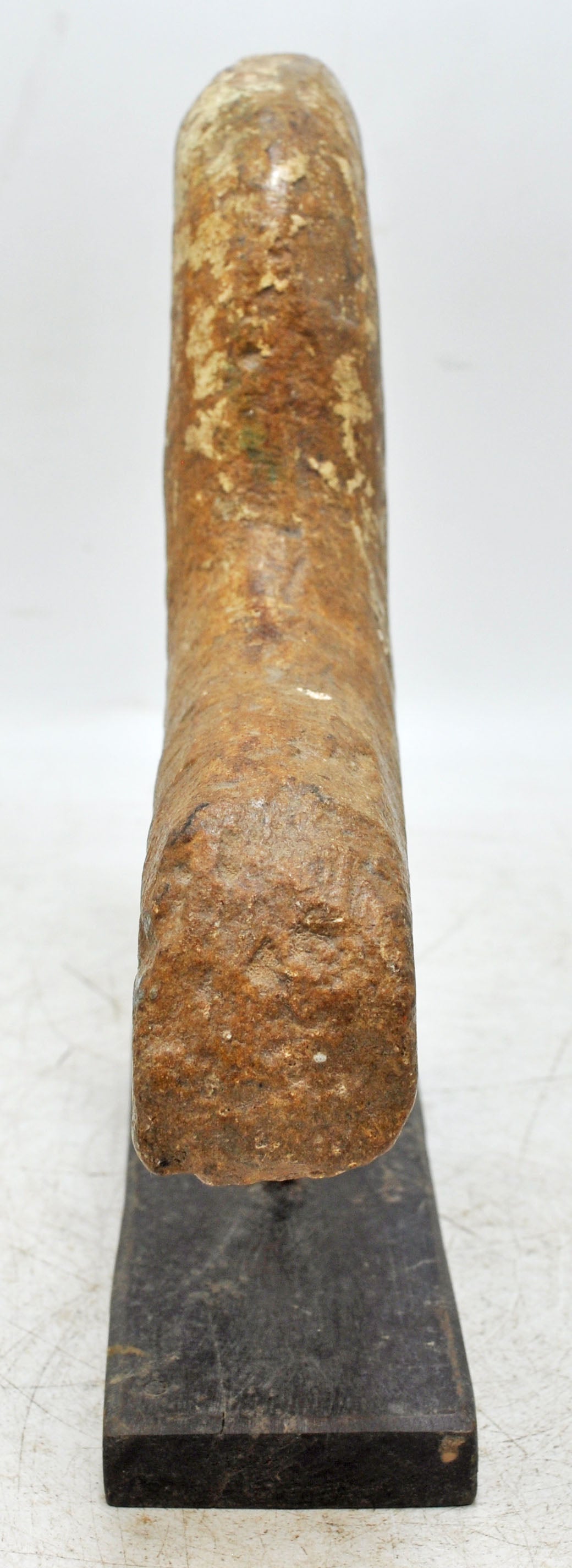 Antique Sand Stone Bird Figurine on Stand Original Old Fine Hand Carved