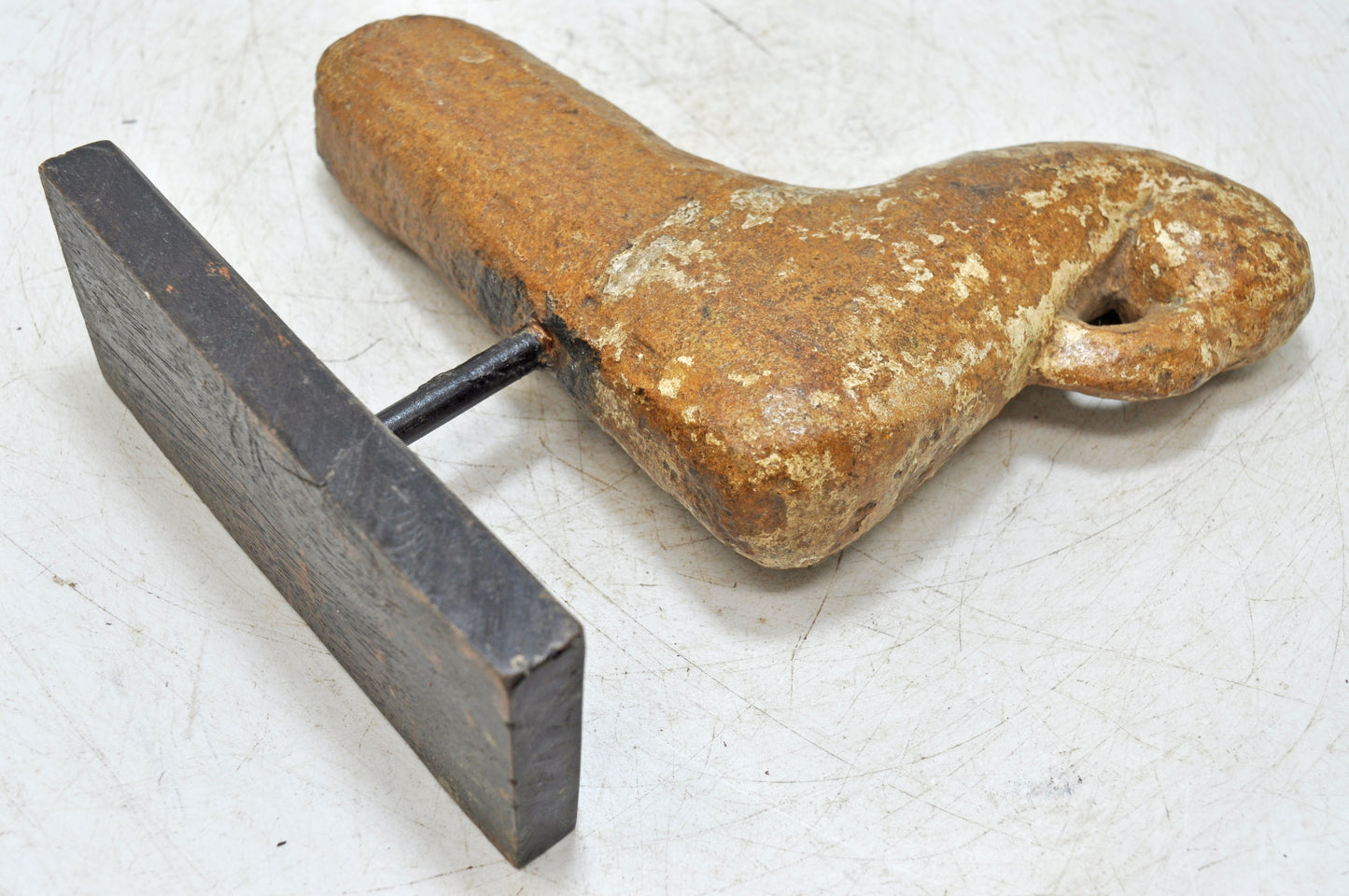Antique Sand Stone Bird Figurine on Stand Original Old Fine Hand Carved