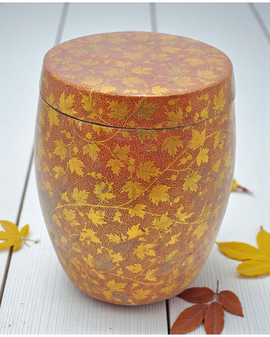 Antique Brass Wooden Oval Storage Box Original Old Hand Crafted Painted