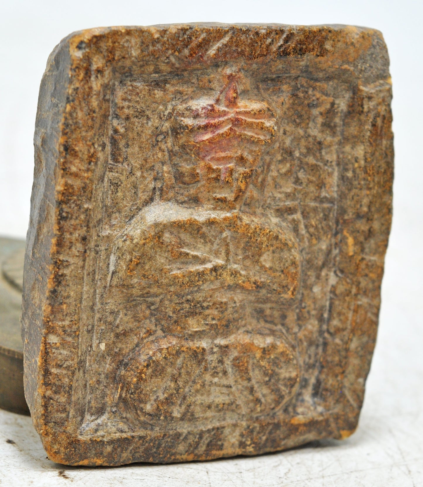 Antique Sand Stone Tribal God Idol Figurine Original Old Hand Carved