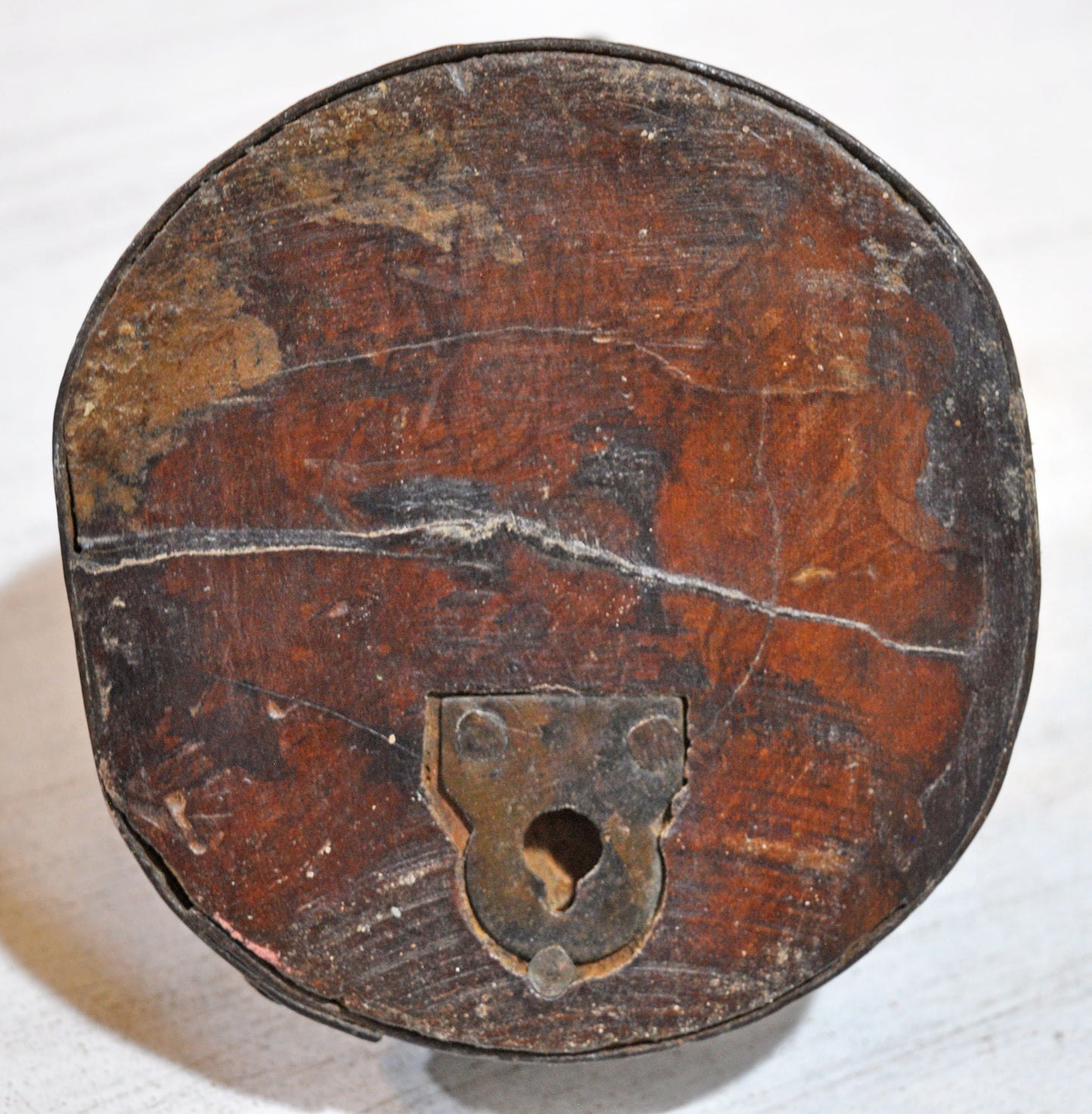 Antique Wooden 1 Hook Hanger Original Old Hand Crafted