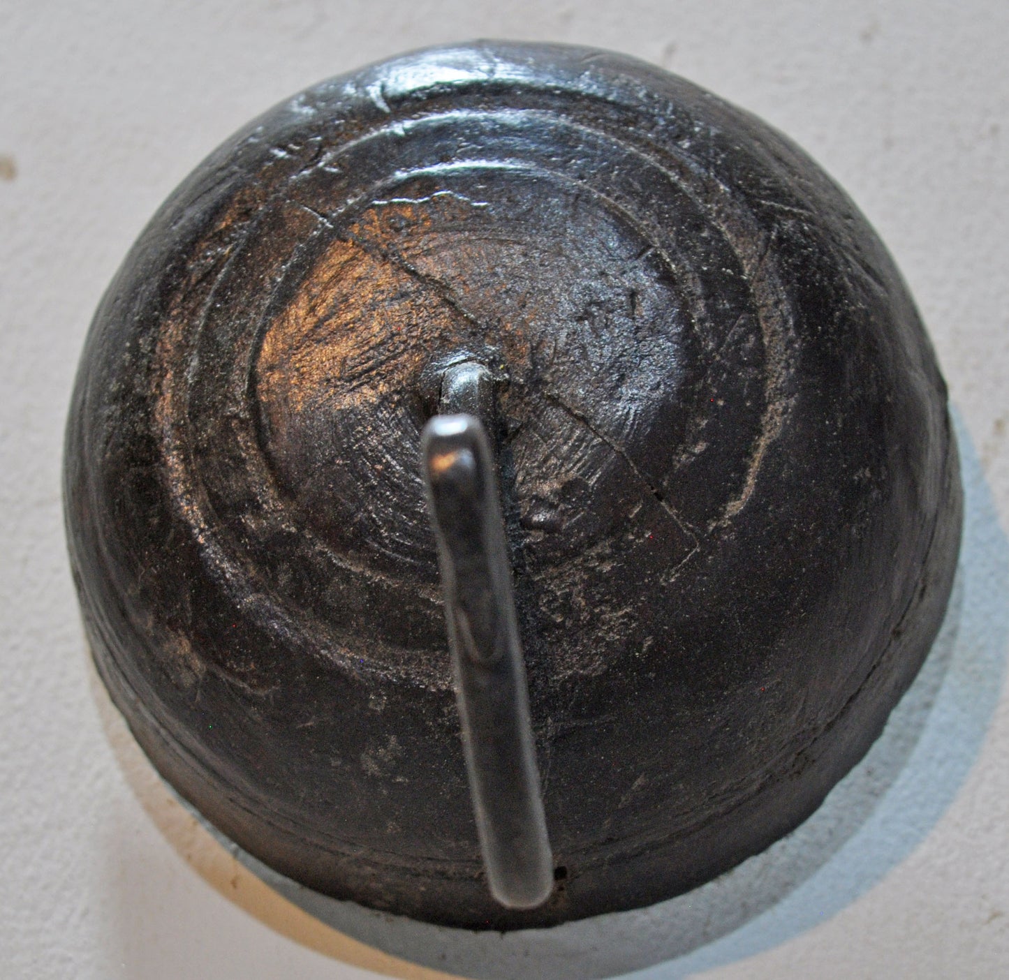 Antique Wooden 1 Hook Hanger Original Old Hand Crafted