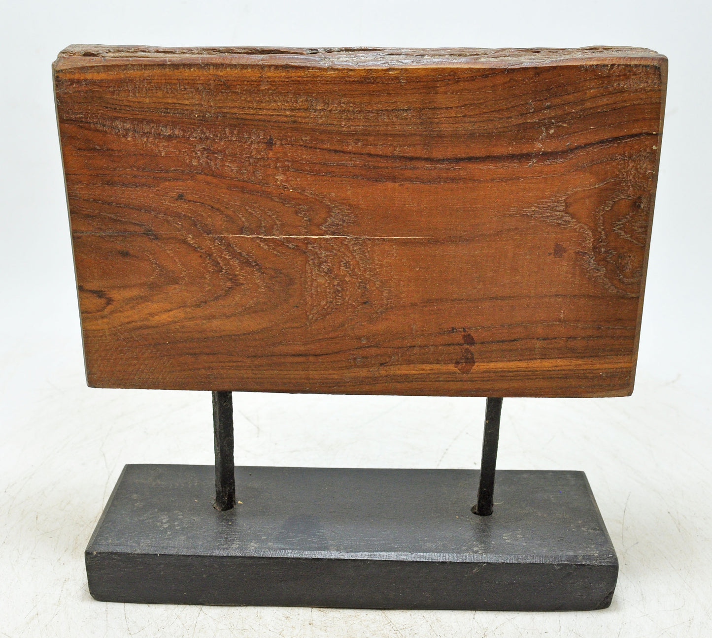 Antique Wooden Floral Carving Panel Plaque Original Old Hand Carved