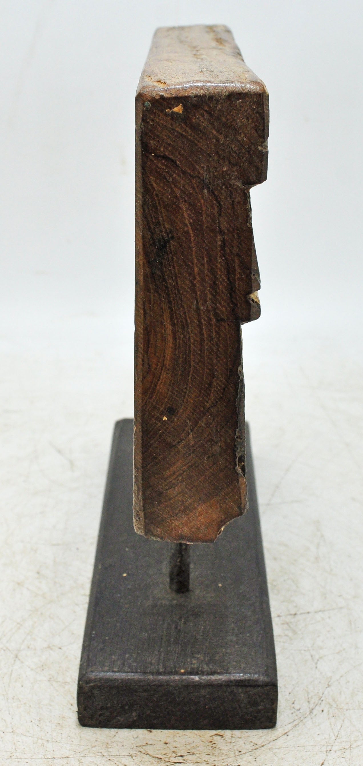 Antique Wooden Floral Carving Panel Plaque Original Old Hand Carved