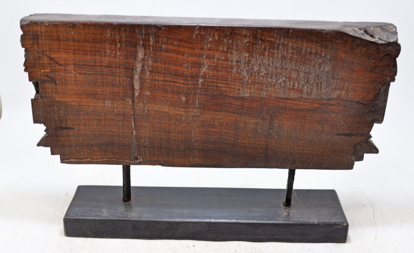 Antique Wooden Floral Carving Panel Plaque Original Old Hand Carved