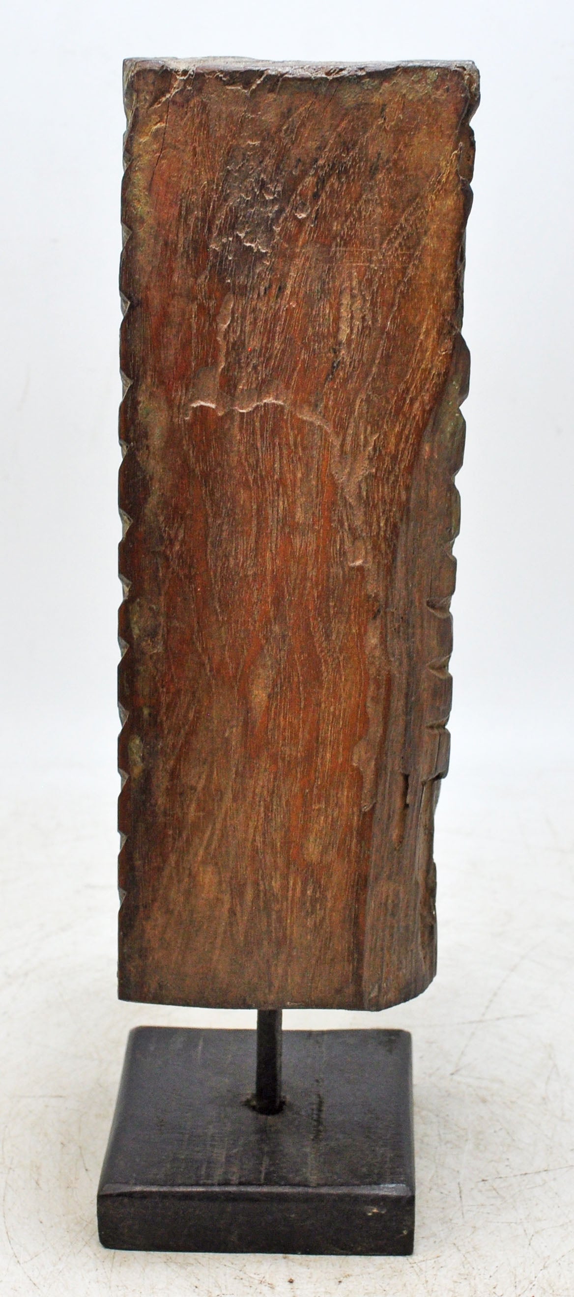 Antique Wooden Bracket Carving on Stand Original Old Hand Carved