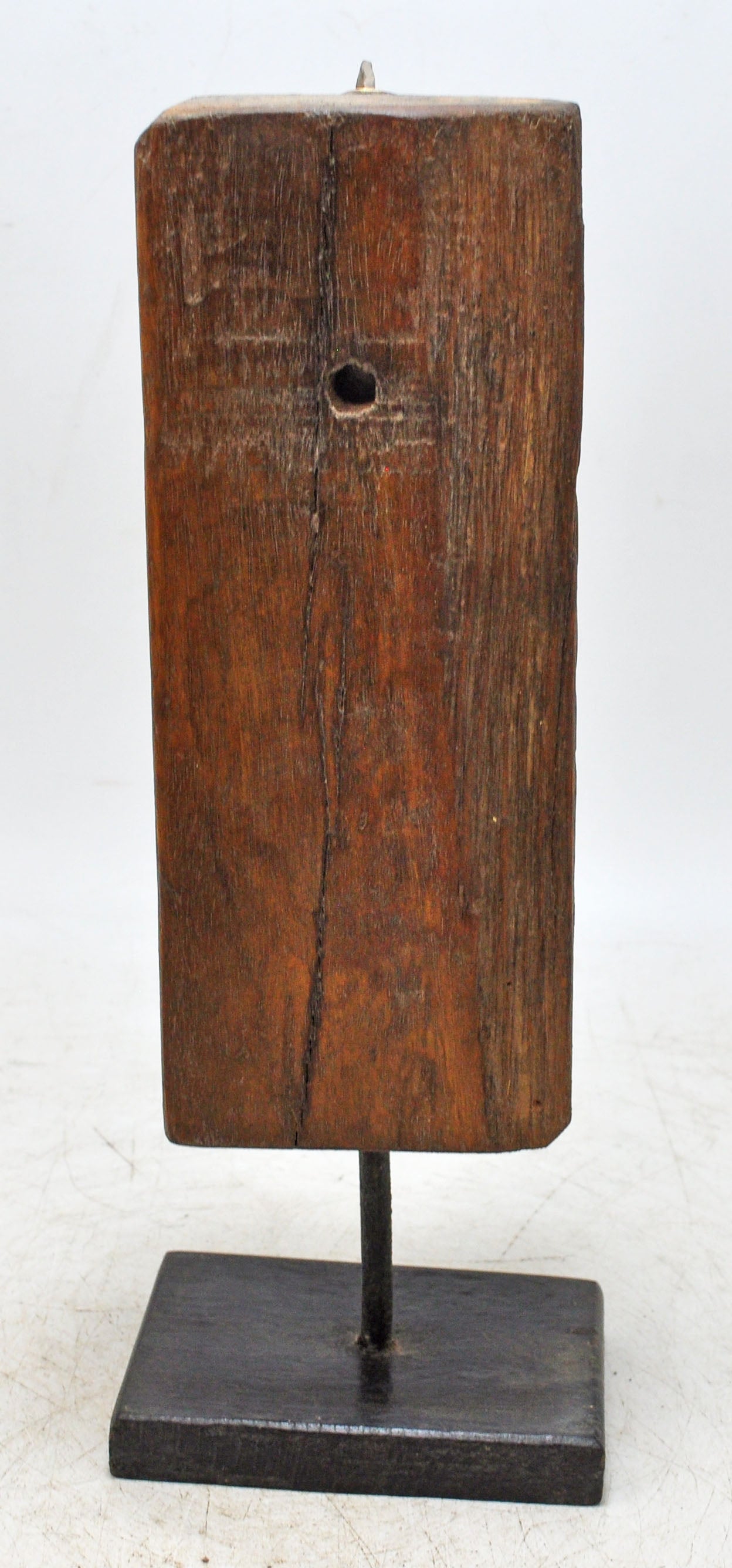 Antique Wooden Bracket Carving on Stand Original Old Hand Carved