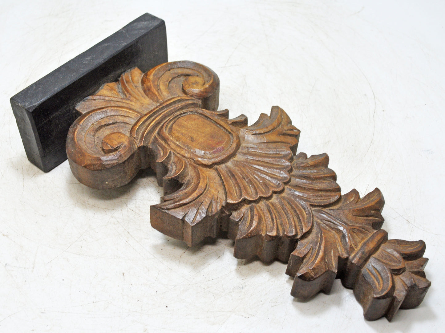 Wooden Floral Carving Panel Fine Hand Carved