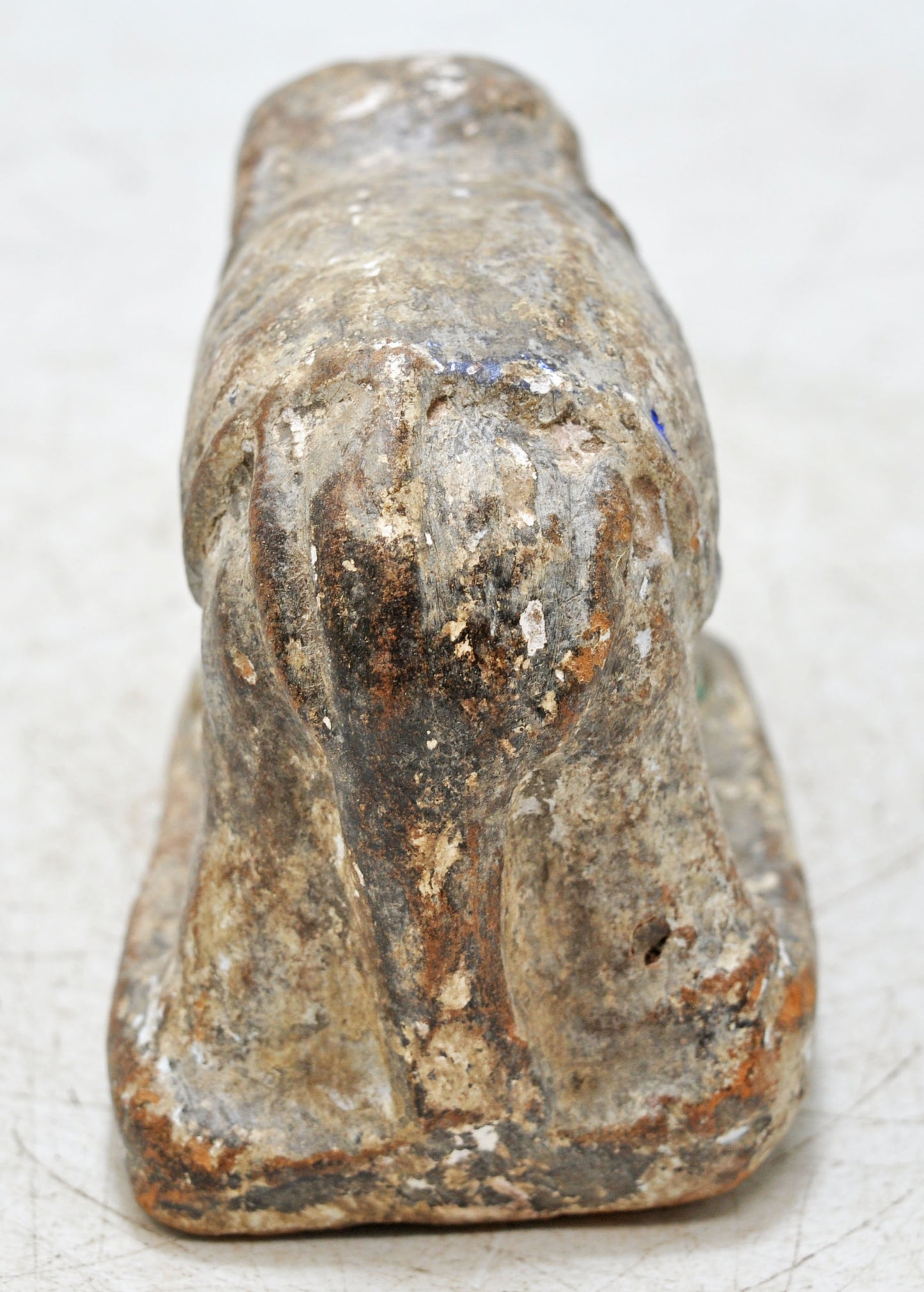 Antique Sand Stone Elephant Figurine Original Old Fine Hand Carved