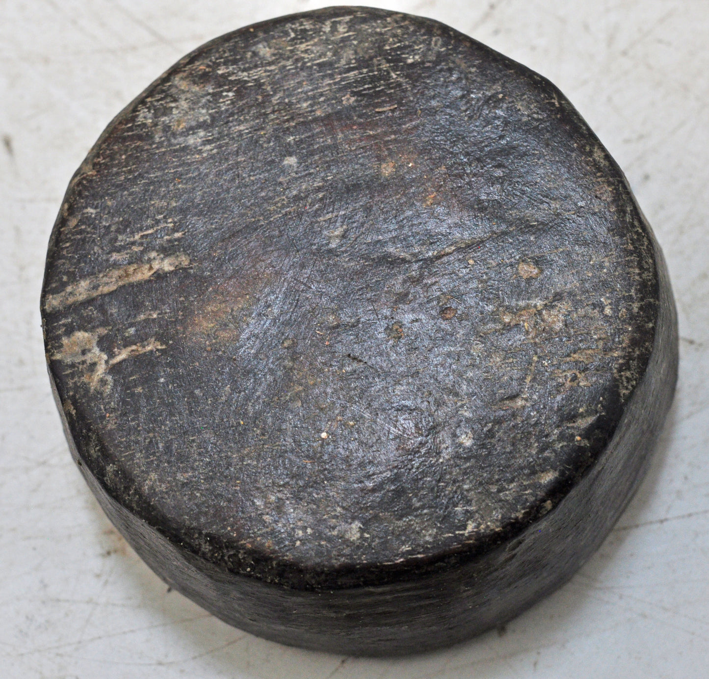 Antique Wooden Small Salt Spice Bowl Original Old Hand Carved