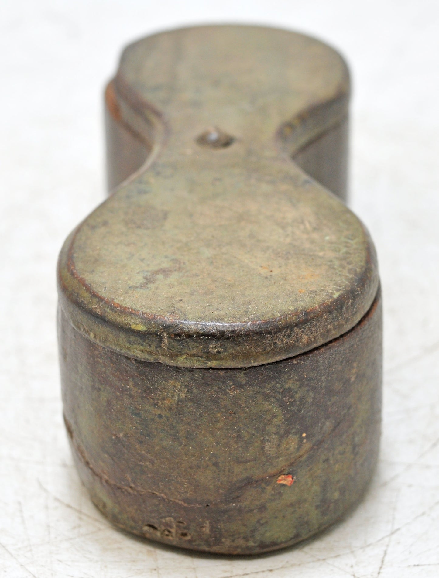 Antique Wooden Kitchenware Spice Box Original Old Hand Carved