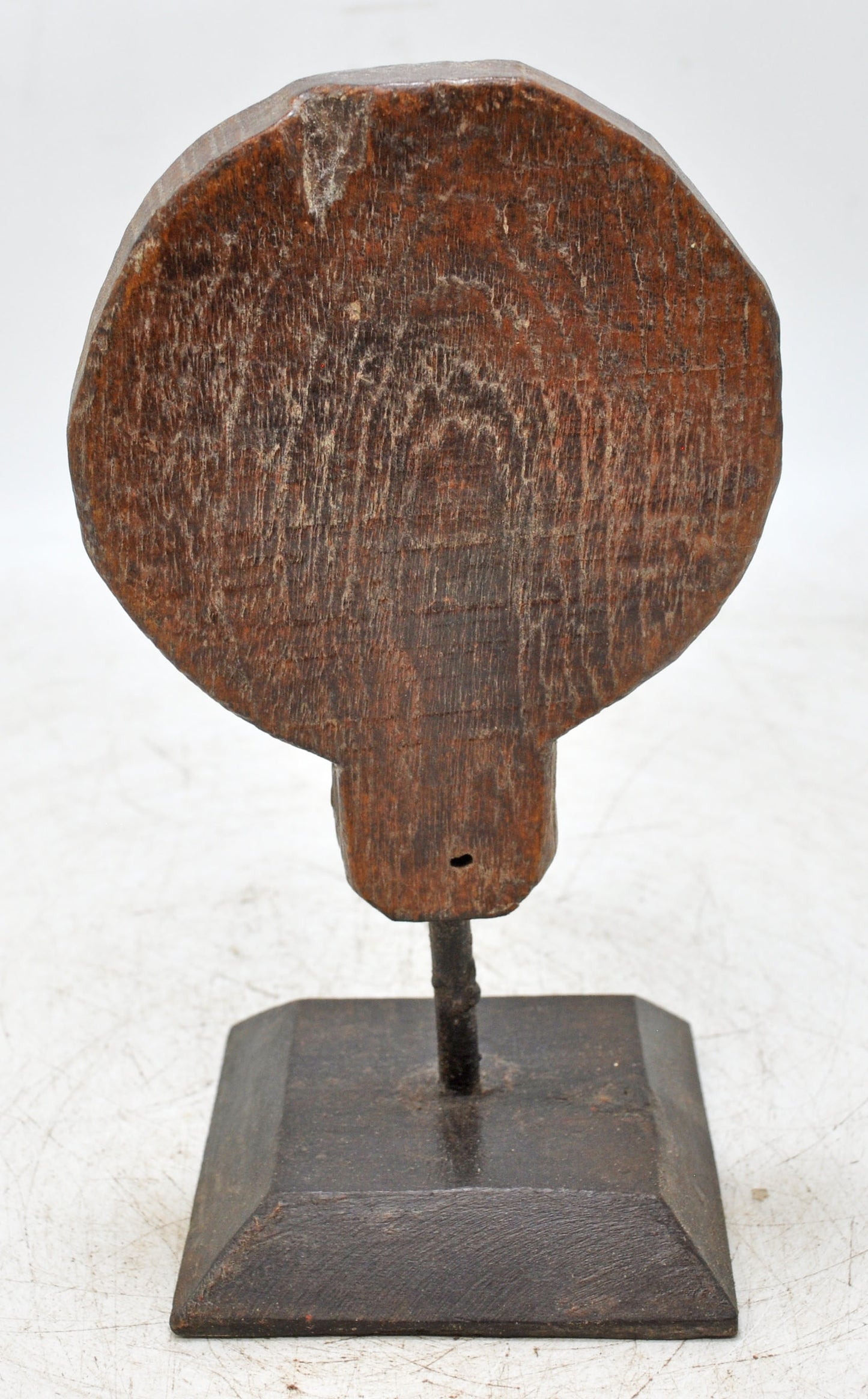 Antique Wooden Floral Carving Plaque on Stand Original Old Hand Carved