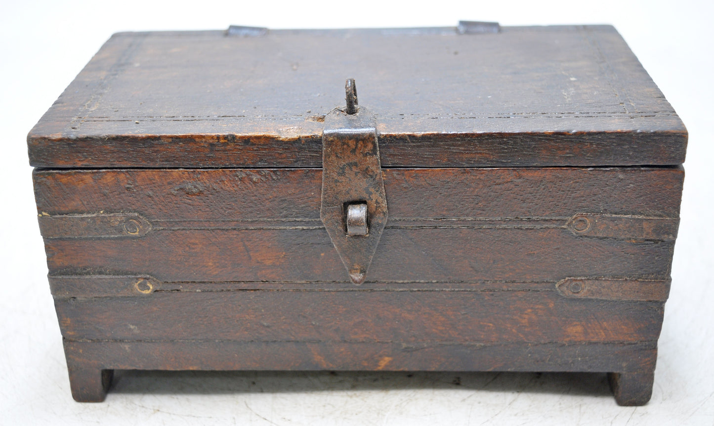 Vintage Wooden Small Storage Box Original Old Hand Crafted