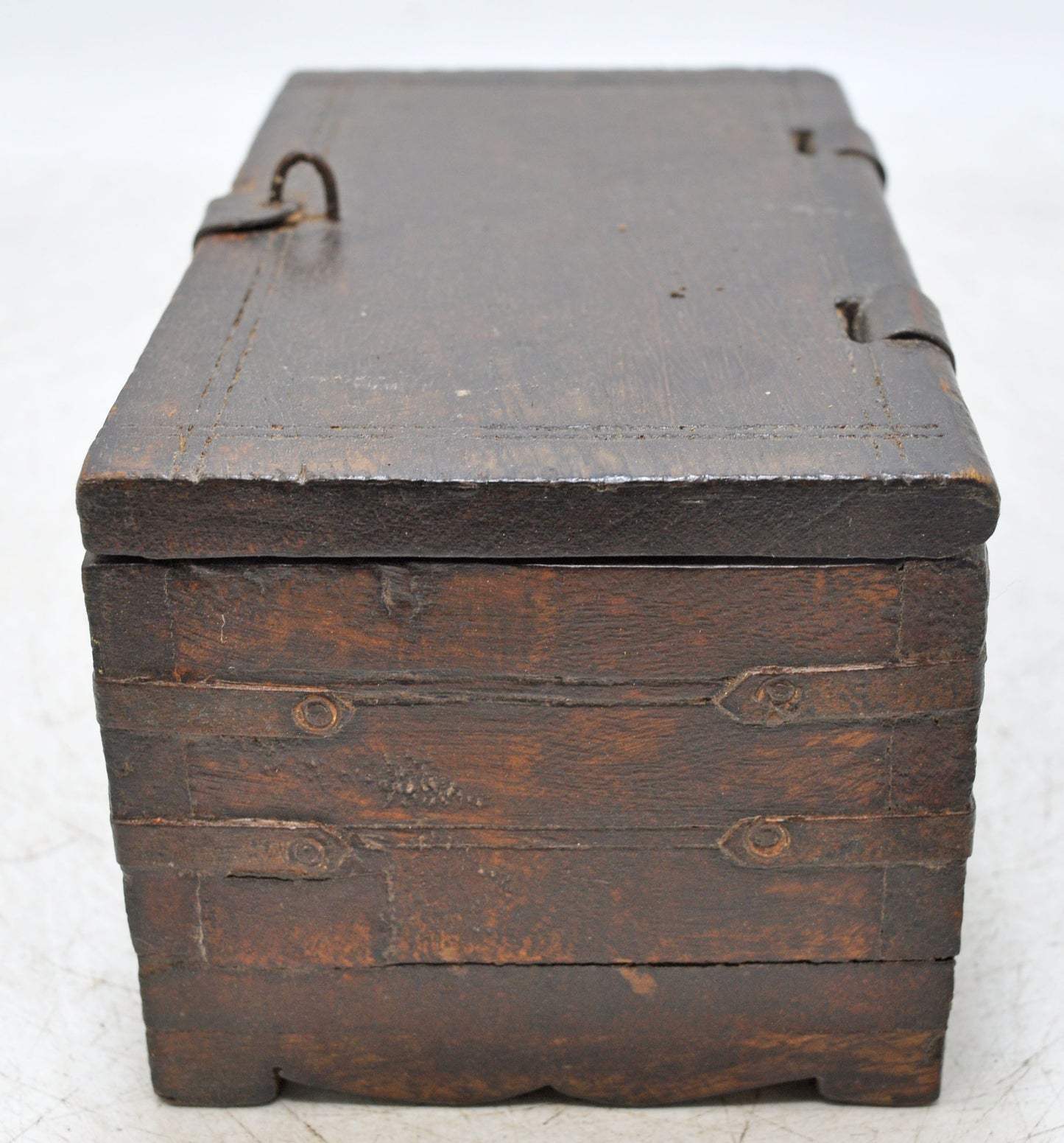 Vintage Wooden Small Storage Box Original Old Hand Crafted