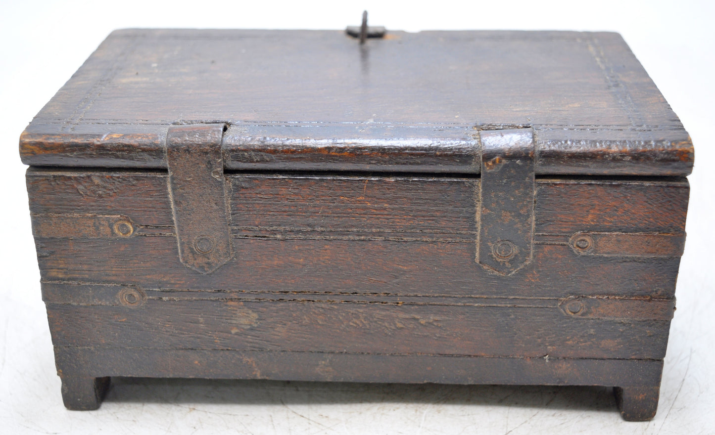 Vintage Wooden Small Storage Box Original Old Hand Crafted