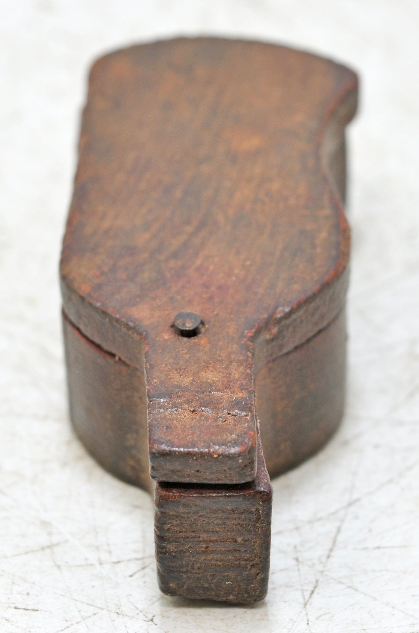 Vintage Wooden Kum Kum Powder Tika Box Original Old Hand Crafted