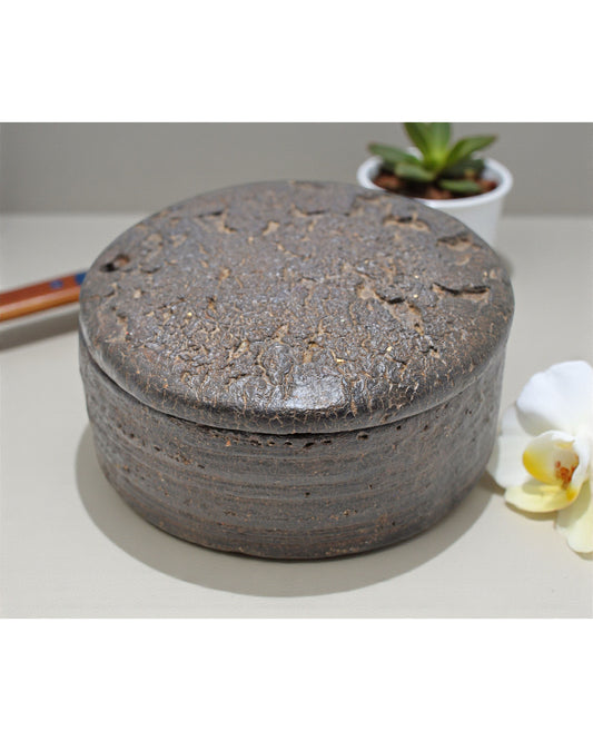 Vintage Wooden Kum Kum Powder Tika Box Original Old Hand Crafted