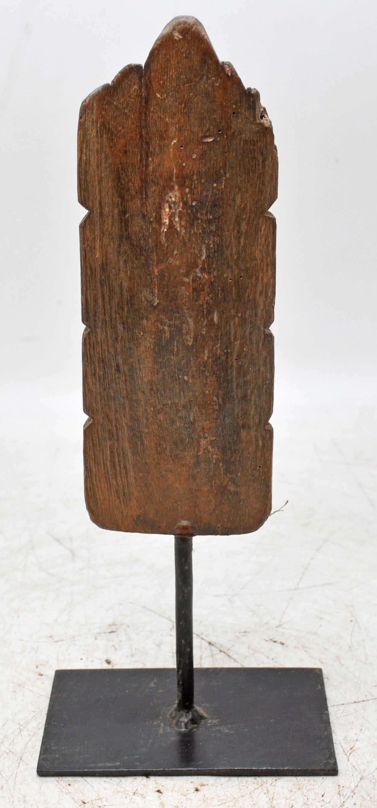 Antique Wooden Goddess Gangaur Figurine Original Old Hand Carved