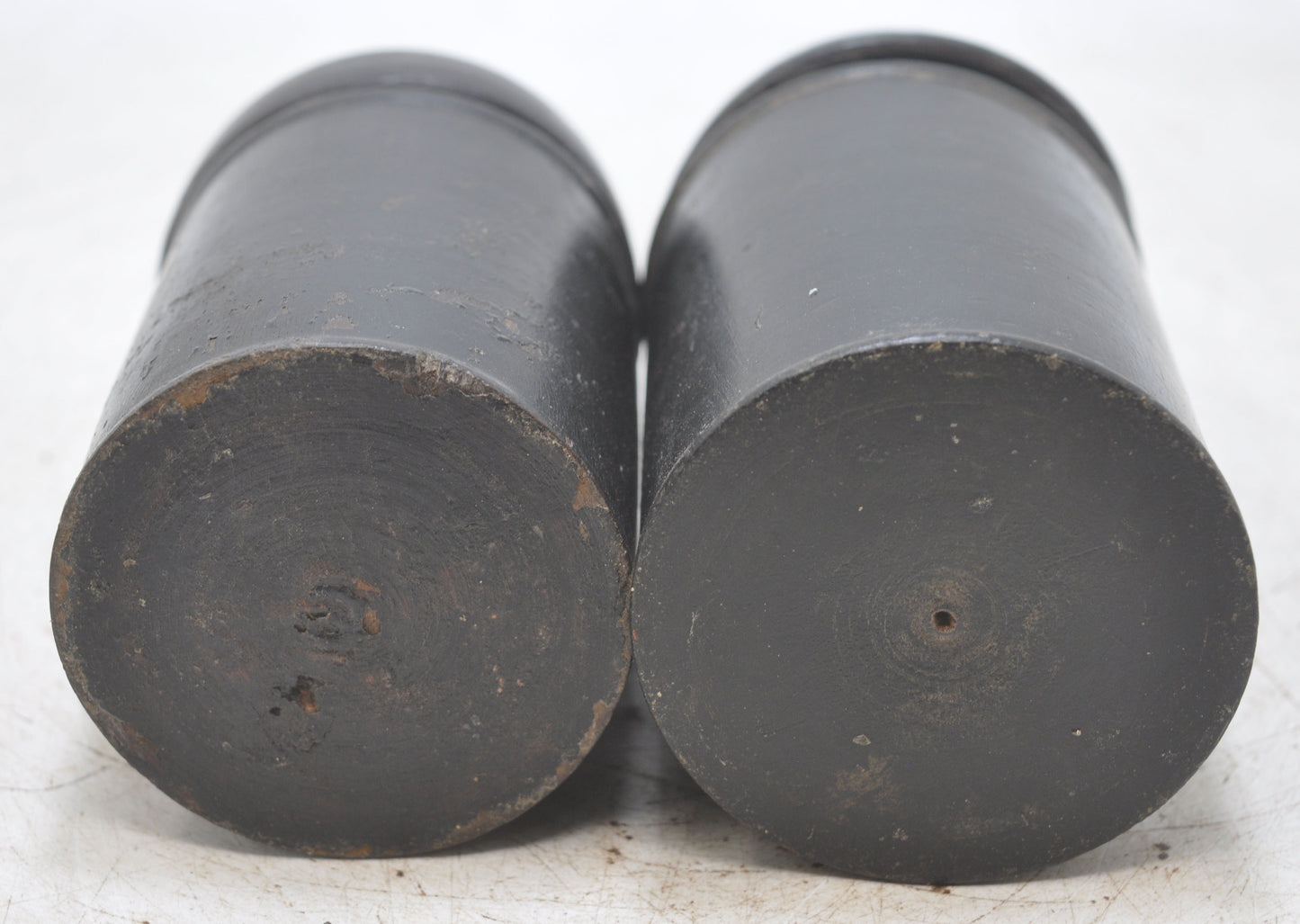 Vintage Wooden Set of 2 Lacquer Candy Boxes Original Old Hand Carved