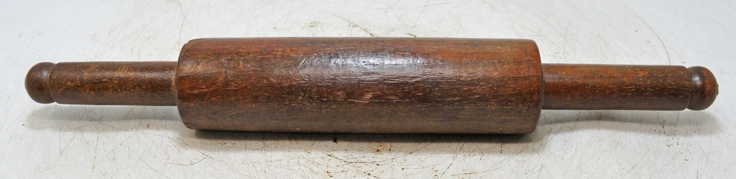 Antique Wooden Large Chapati Bread Rolling Pin Belan Original Old Hand Carved