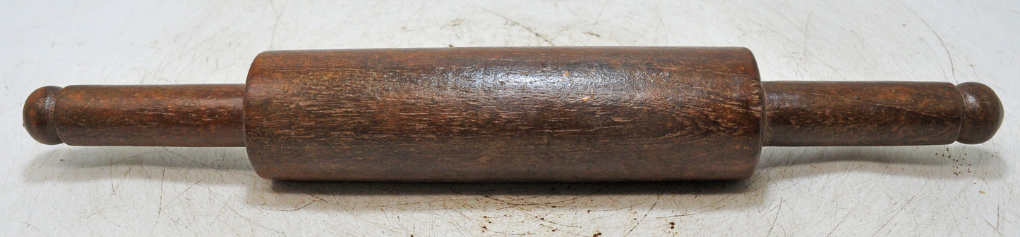 Antique Wooden Large Chapati Bread Rolling Pin Belan Original Old Hand Carved