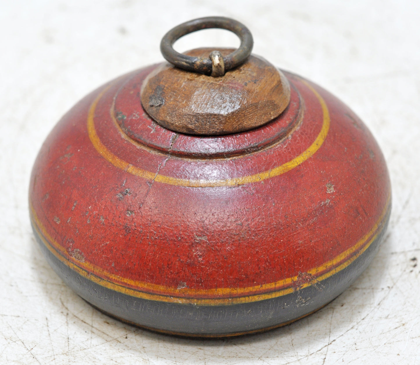 Antique Wooden Tobacco Opium Box Original Old Hand Carved
