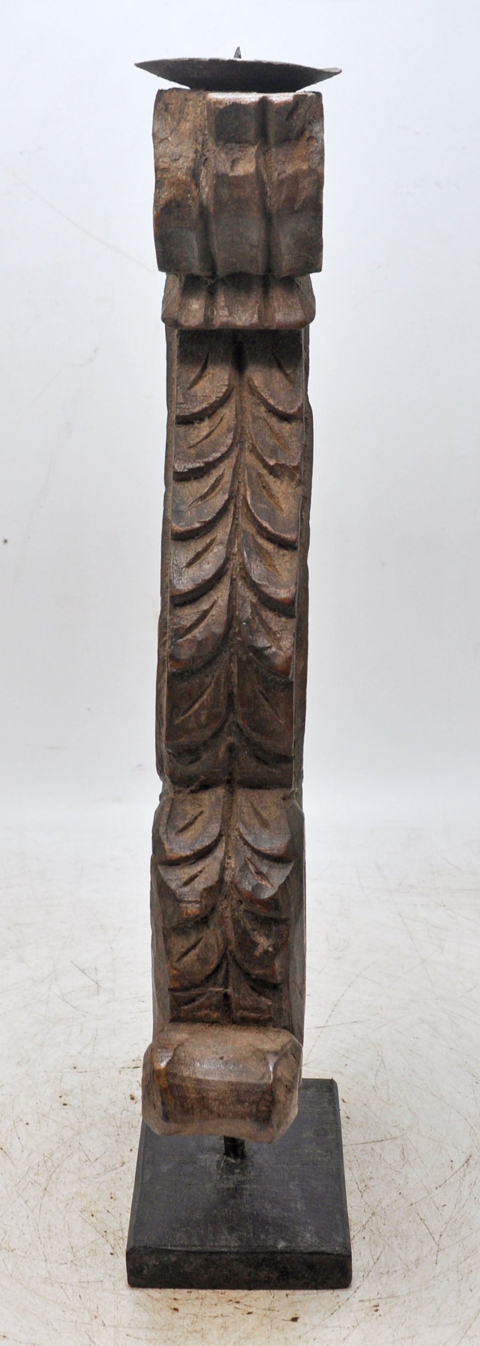 Antique Wooden Bracket Carving Candle Holder Original Old Hand Carved