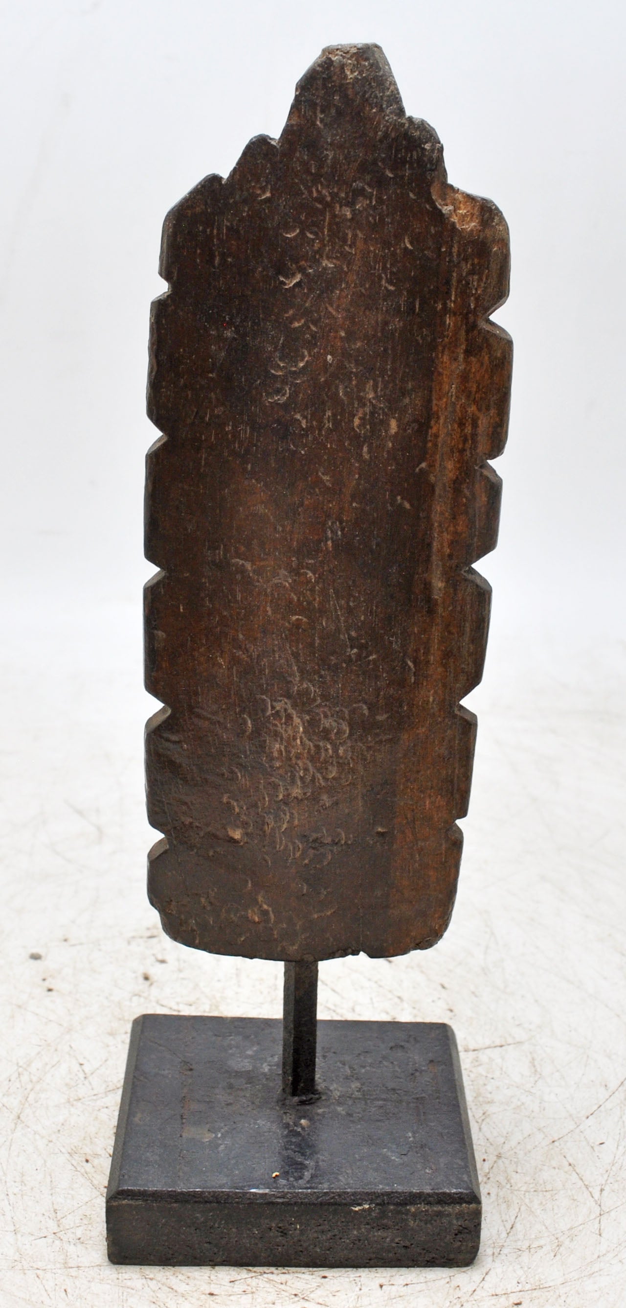 Antique Wooden Goddess Gangaur Idol Figurine Original Old Hand Carved