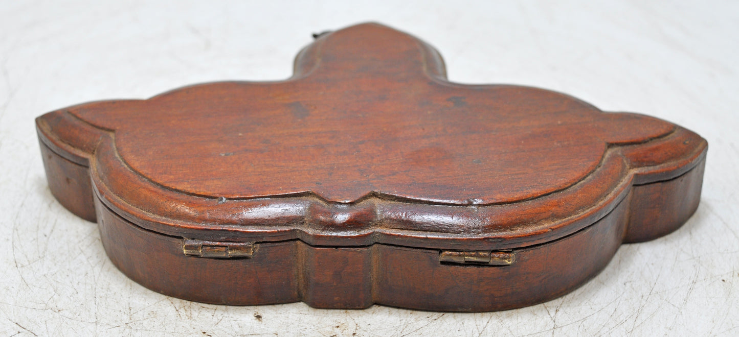 Antique Wooden Unique Jewelery Makers Scales Box Original Old Hand Crafted