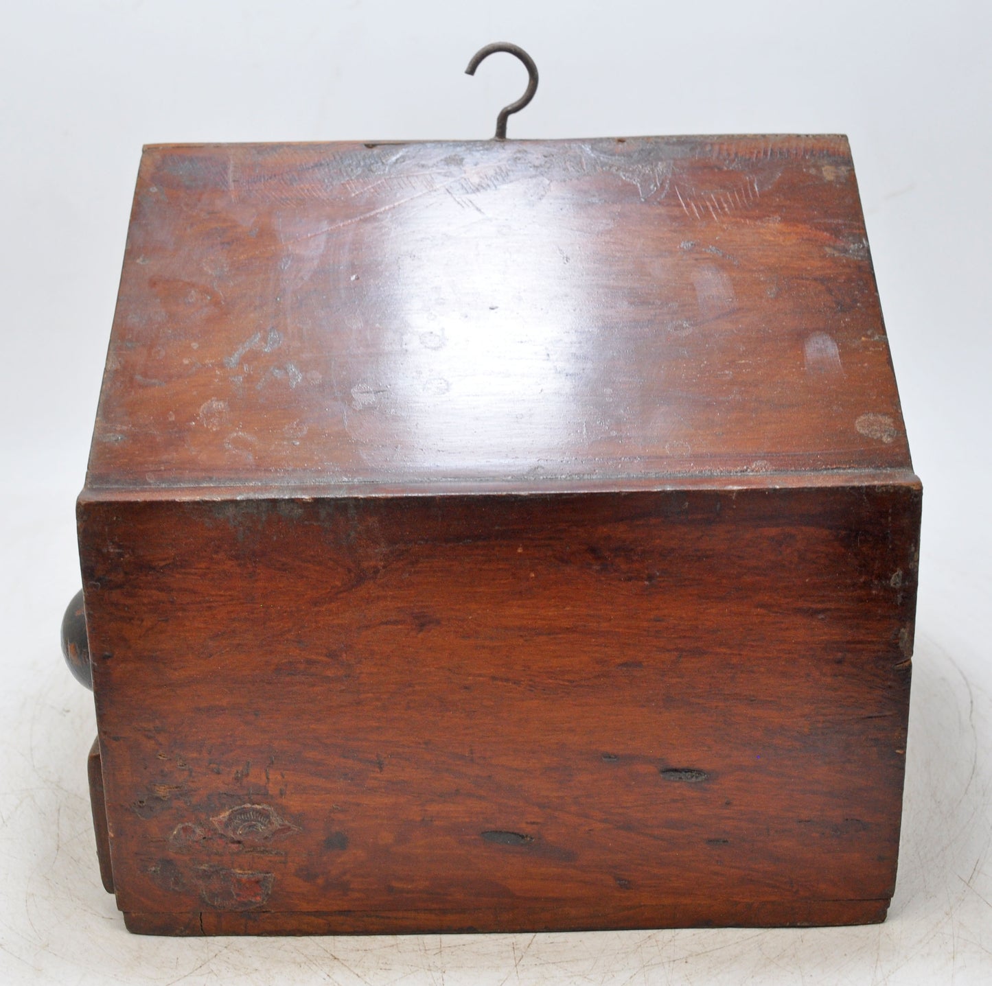 Vintage Wooden Voting Box Original Old Hand Crafted