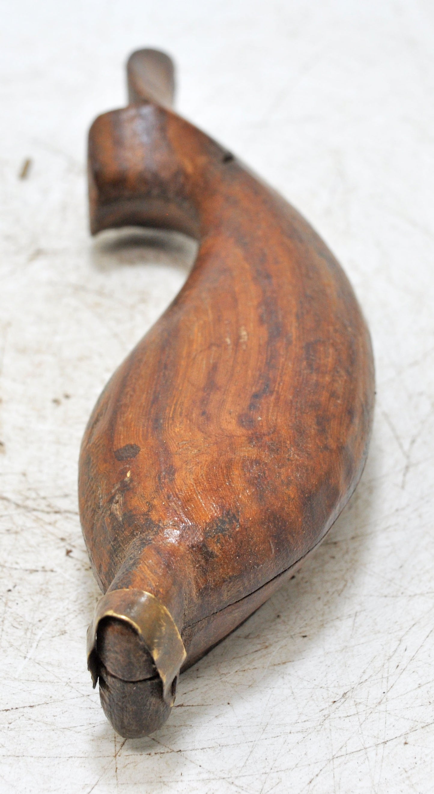 Antique Wooden Kum Kum Powder Tika Box Original Old Hand Carved