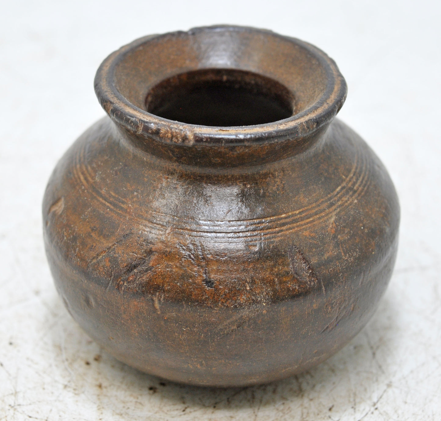 Antique Wooden Water Drinking Lota Pot Original Old Hand Carved