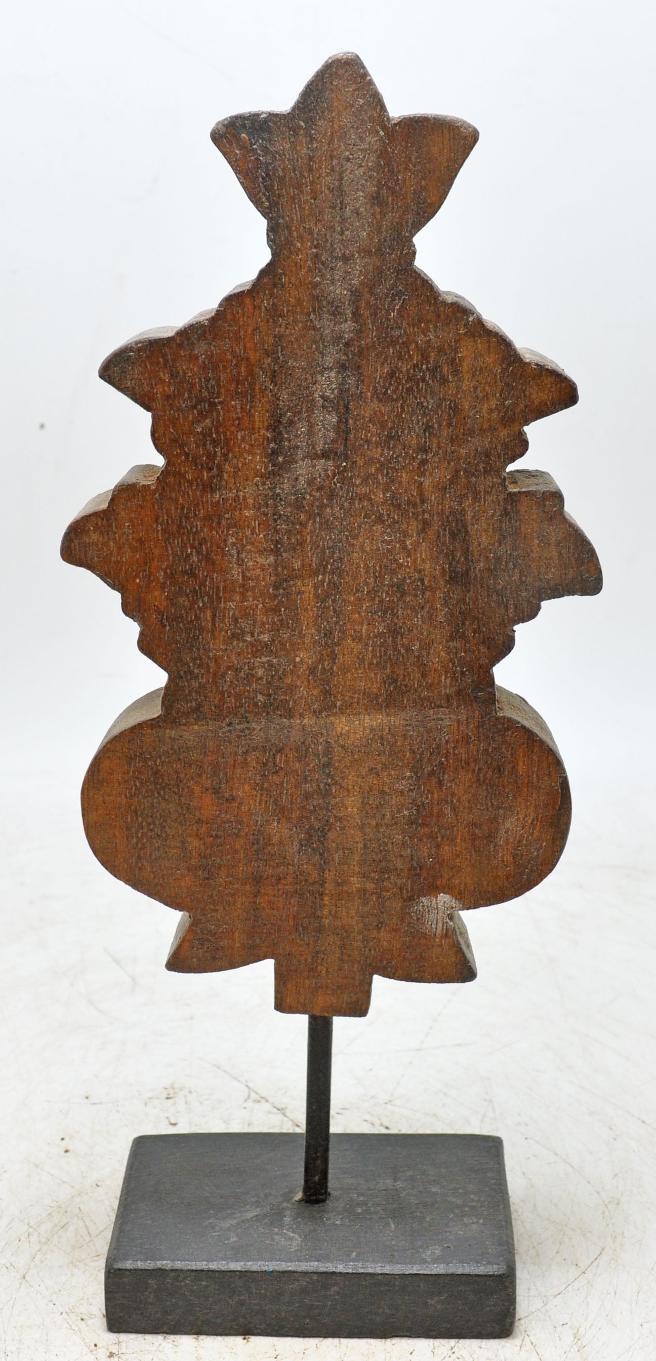 Hand Carved Wooden Floral Carving Panel on Stand