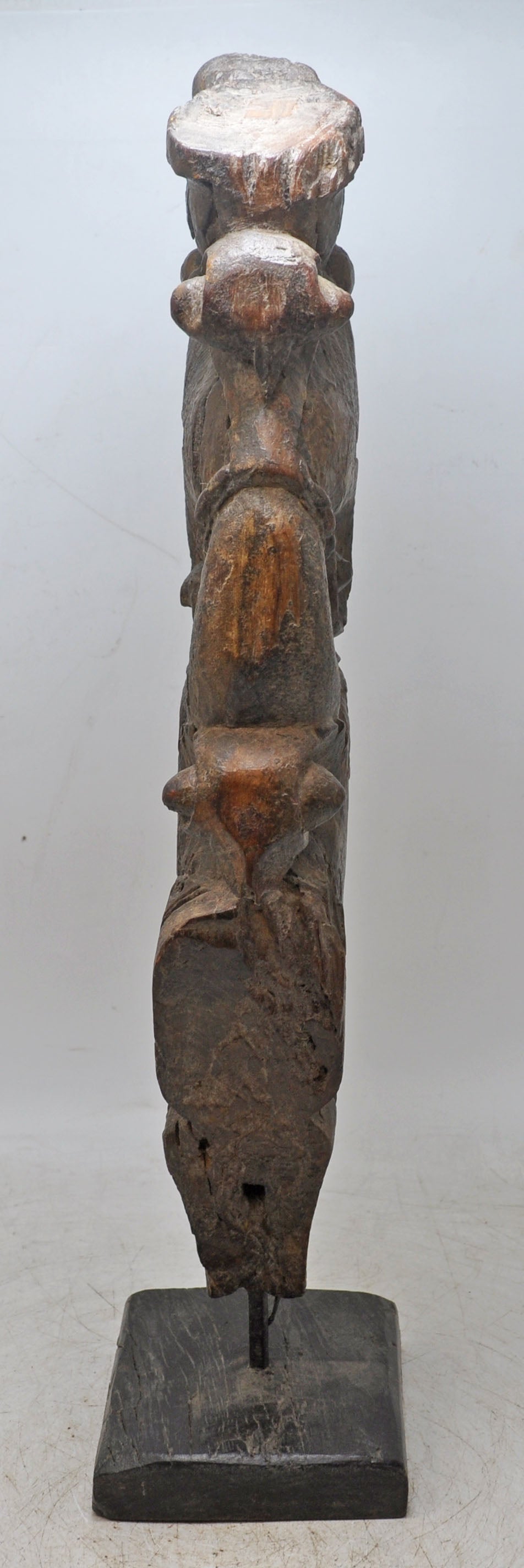Antique Wooden Architectural Bracket Carving on Stand Original Old Fine Hand Carved