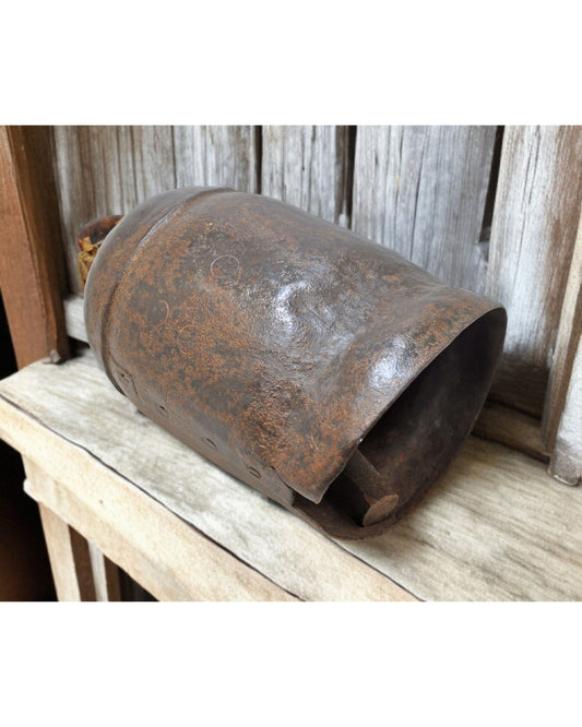 Antique Iron Large Size Elephant Cow Animals Bell Original Old Hand Crafted