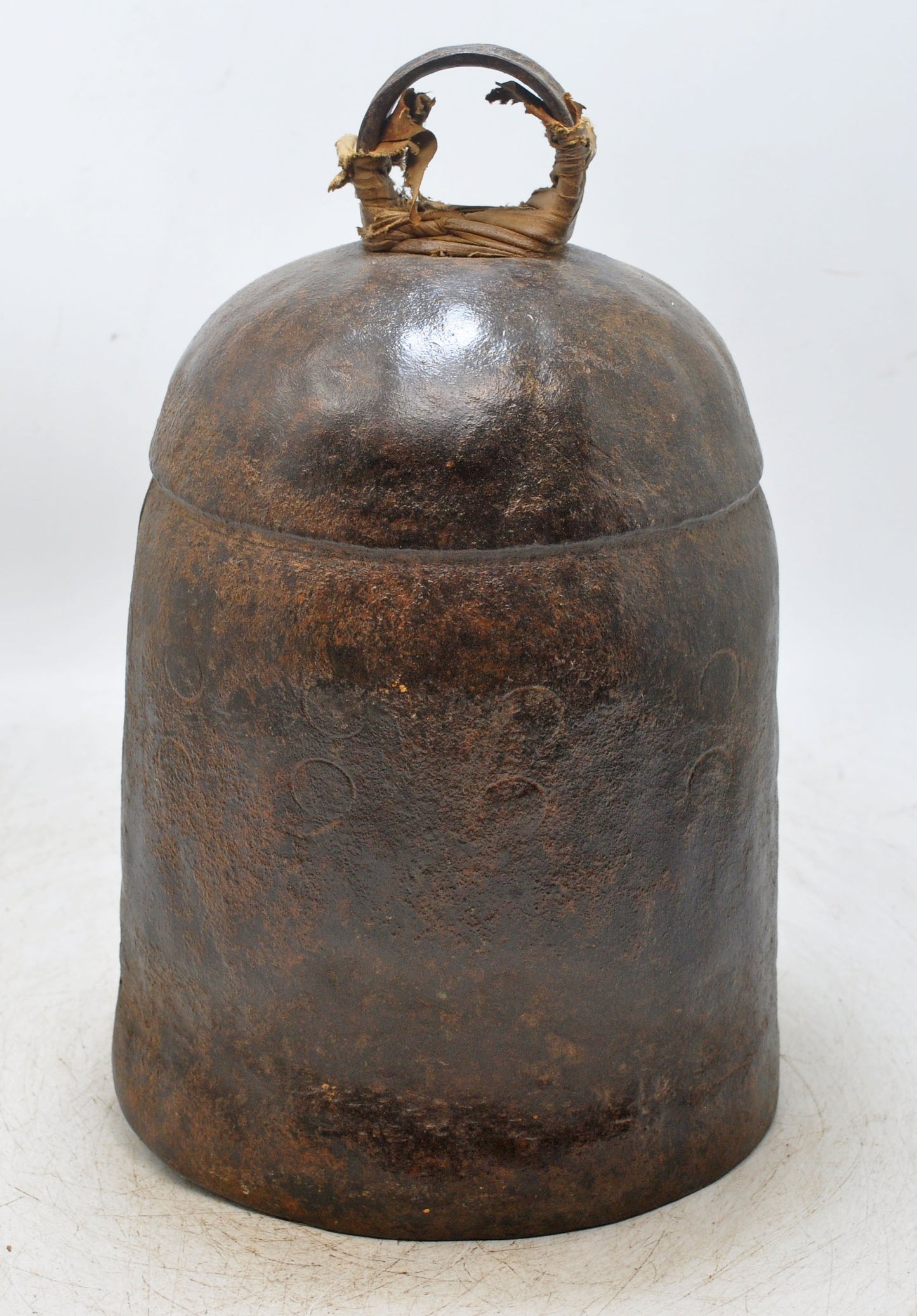 Antique Iron Large Size Elephant Cow Animals Bell Original Old Hand Crafted