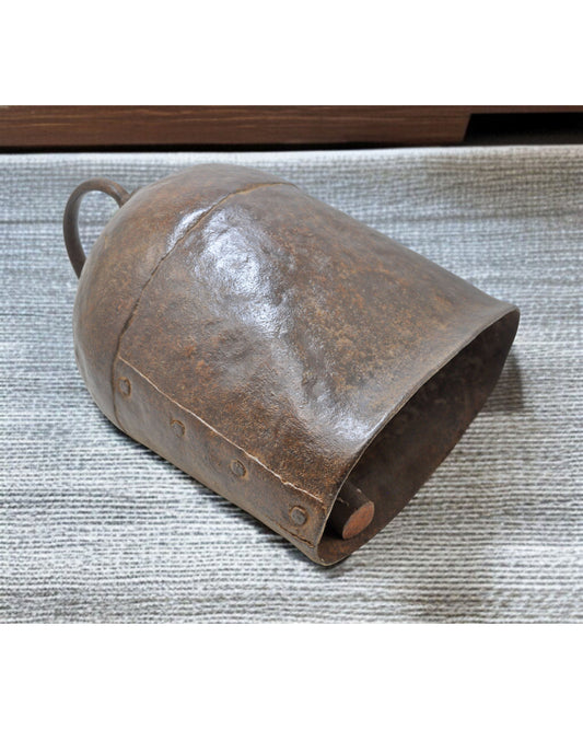 Antique Iron Large Size Elephant Cow Animals Bell Original Old Hand Crafted