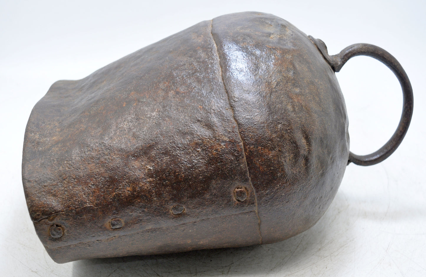 Antique Iron Large Size Elephant Cow Animals Bell Original Old Hand Crafted
