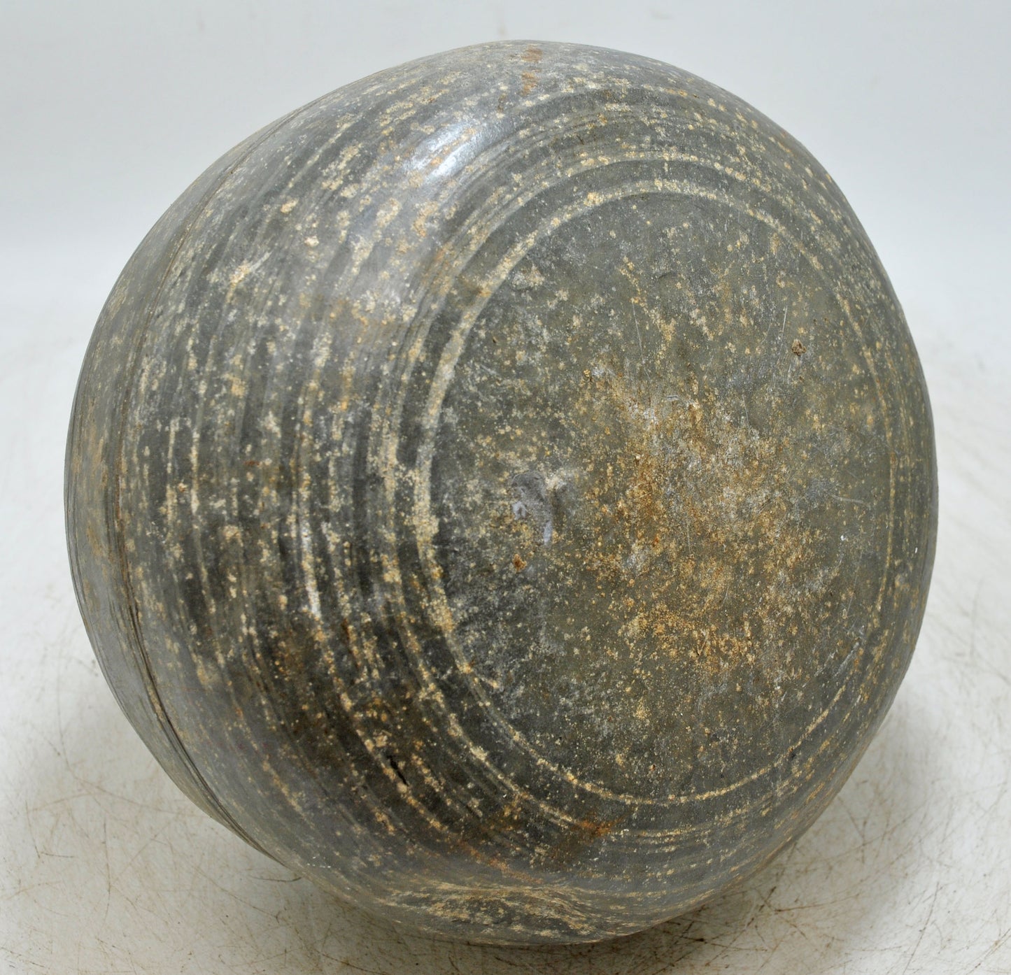 Antique Iron Brass Surai Water Storage Pot Original Old Hand Crafted Engraved